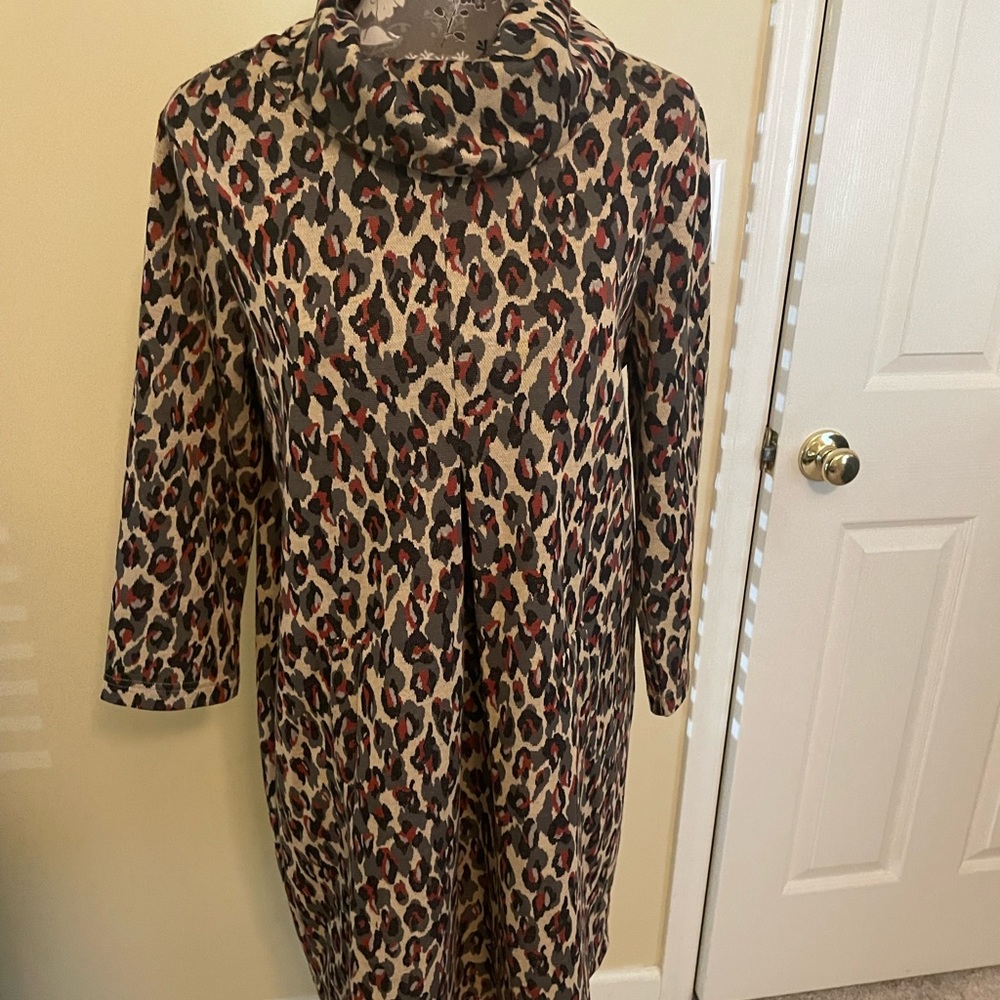Animal print dress